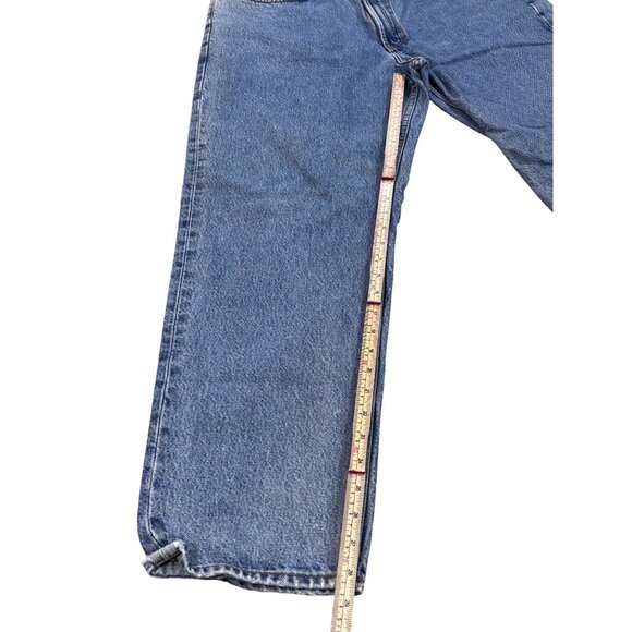 Gap Blue Jeans Easy Fit 36x30 Mens 100% Cotton Denim Made In Mexico - Picture 5 of 13